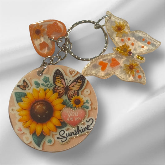 Custom resin keychain
