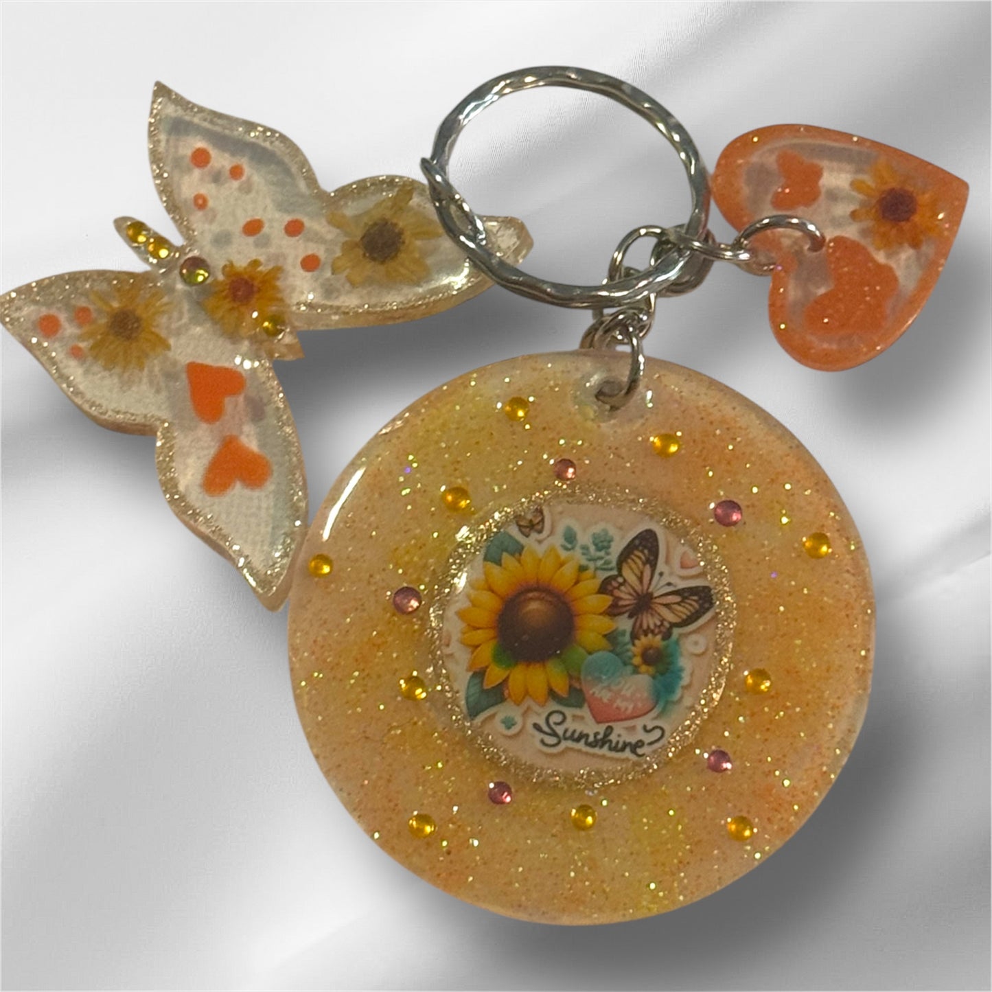Custom resin keychain