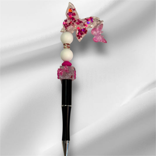 Custom beaded/resin made pen