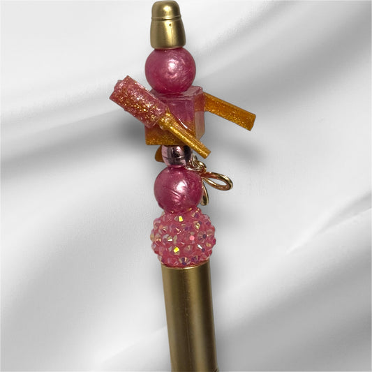 Custom beaded pen