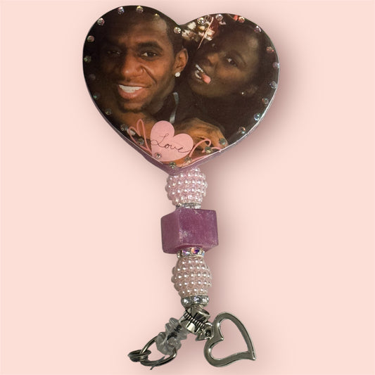 Personalized custom badge reel