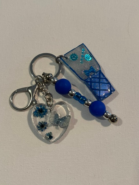 Resin Cup & Moon Keychain