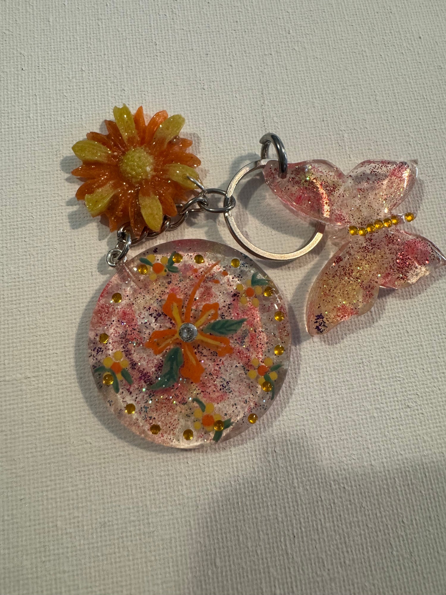 Handmade Custom Resin Keychains Collection