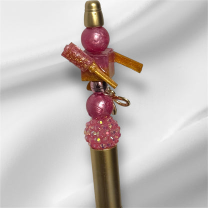 Custom beaded pen