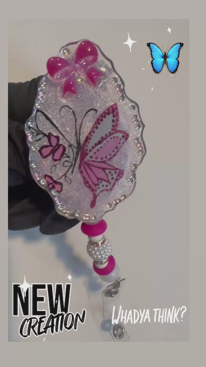 Custom resin badge reel