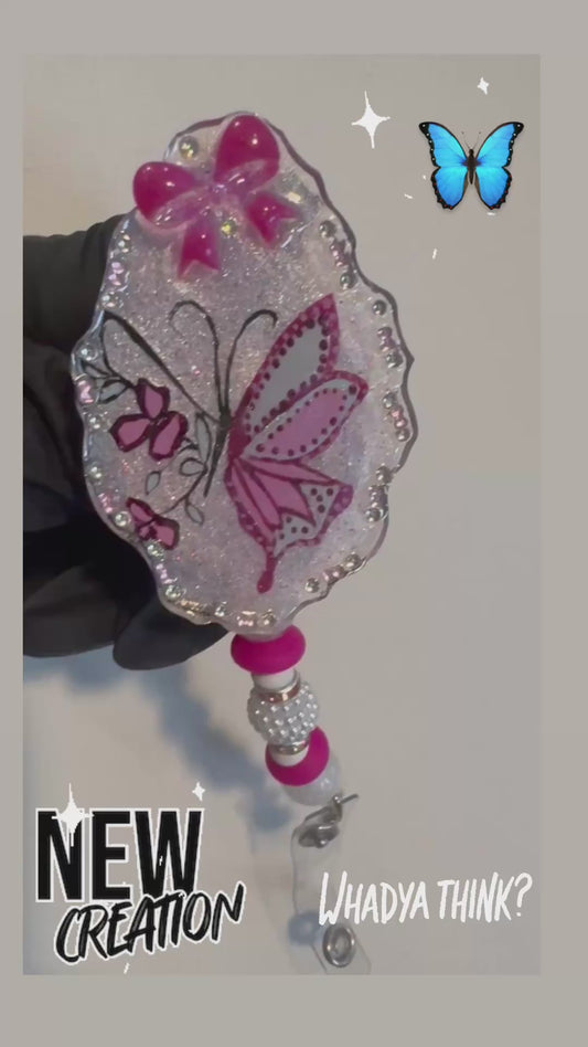 Custom resin badge reel