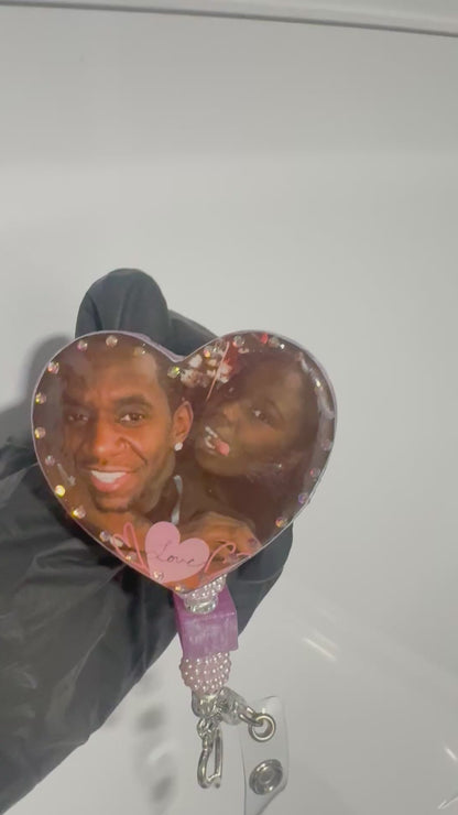 Personalized custom badge reel