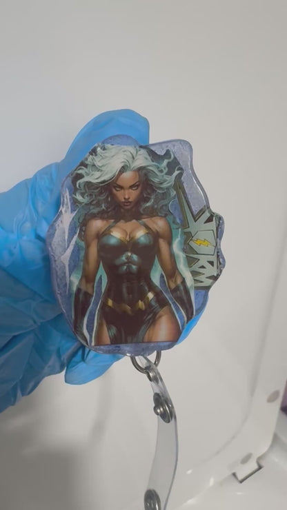 Storm badge reel
