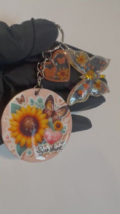 Custom resin keychain