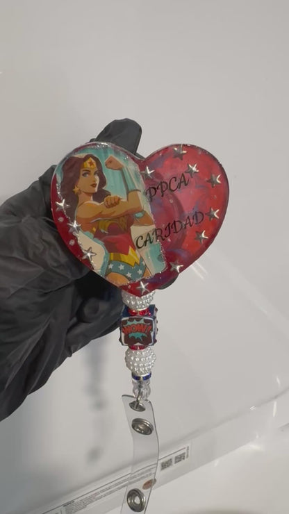 Wonder Woman badge reel